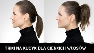 TRIKI na KUCYK dla cienkich i krótkich włosów🥰 [upl. by Krever]