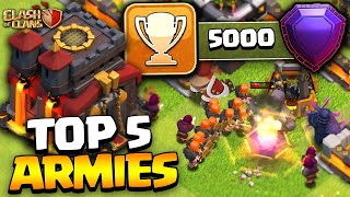 Top 5 TH10 Pushing Attack Strategies for 2024  Clash of Clans [upl. by Sihon300]