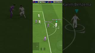 Benzema scored l efootball football footballmatch fifa efootballer footballplayer shorts [upl. by Nymassej]