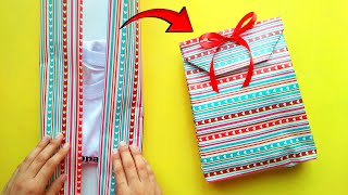 How to Pack a Dress for Gift  Wrap a Shirt without Box  Wrap Clothes as Gift without Box [upl. by Maiocco461]