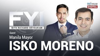 Exclusive interview with Manila Mayor Isko Moreno  FYI with Richard Heydarian [upl. by Khalil]