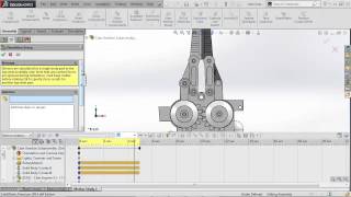 SOLIDWORKS Quick Tip  Setup and Analyze Motion Study [upl. by Dugaid929]