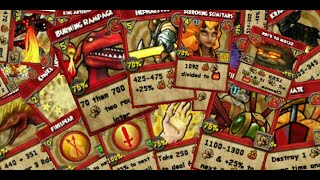 Wizard101 All Learnable Fire Spells 1160 [upl. by Notlew229]