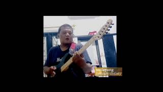 Melayang January Christy backingtracks guitarcover musiccover lagu80an90an [upl. by Akeryt822]