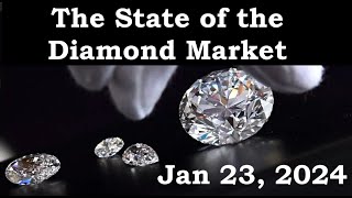 State of the Diamond Market Jan 23rd 2024 Rapaport Webinar with Martin Rapaport  The Gabel Report [upl. by Almap633]