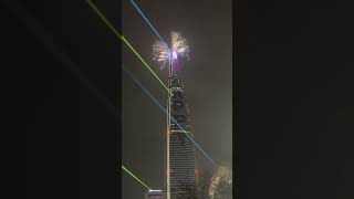 Fireworks 2023 in Lotte tower in Seoul Korea [upl. by Nysila]