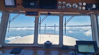 Exciting cruising with Disko Line from Qeqertarsua to Ilulissat June 2014 [upl. by Atahs727]