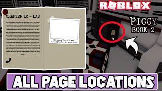 Lab Piggy Pages Update Book 2 Chapter 12  How To Get All Roblox Piggy Book 2 Ch 12 Pages [upl. by Inilahs177]