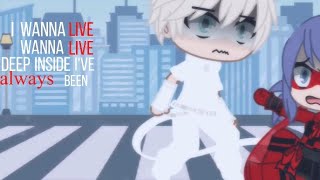 I wanna livememeGachaMiraculous ladybugChat blanc [upl. by Deryl961]