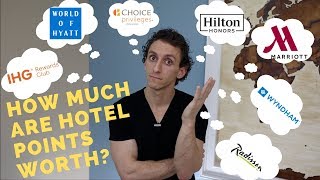 Hotel Points Values  How Much Are Hotel Points Worth  Wallers Wallet [upl. by Nitas55]