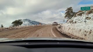 Scenic but dangerous mountain drive along the Angeles Crest Highway in Wrightwood California [upl. by Alak178]