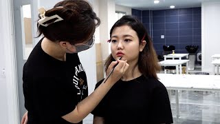 IDOL IVE Jang wonyoung makeup process Korean beauty makeup artist [upl. by Htrap702]