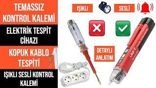 Temassız kontrol kalemi  kopuk kablo bulma  noncontact electric control pen [upl. by Jourdan]