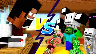 Minecraft Mobs  HEROBRINE BECOME SKIBIDI  Minecraft Animation [upl. by Nathaniel]