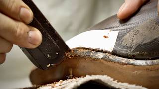 Making HANDMADE Classic Loafers in Museum Calf Leather [upl. by Ybeloc]