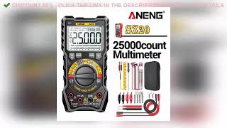 ✔️ANENG SZ20 25000 Counts Multimeter Smart Manual Range Meter [upl. by Airetal]