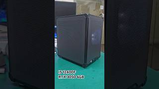 Pcbuild Jonsbo C6 BLACK I5 12400F RTX 3050 6GB ASMR 砌機片computer香港小店葵興pc砌機電腦組裝hk [upl. by Everard]