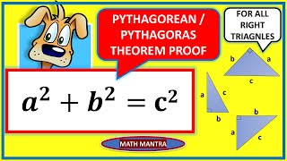 Proof For Pythagorean Theorem  a2b2c2 but WHY TWO2 Visual Proofs for Pythagoras Theorem [upl. by Raddie]