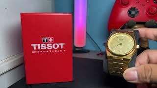 Tissot prx quartz Gold review [upl. by Yanarp]