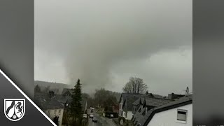 Tornado fegt durch Roetgen bei Aachen [upl. by Nereil]