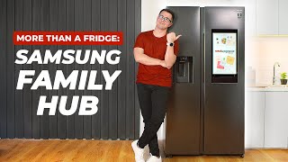 A closer look at the Samsung Family Hub Refrigerator  NextUpgrade Reviews [upl. by Ennazor316]