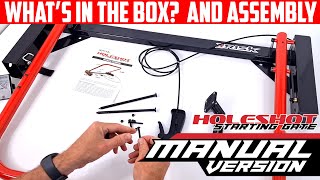 Holeshot Motocross Practice Starting Gate MANUAL VERSION  Open Box amp Assembly Video By Risk Racing [upl. by Rihat]