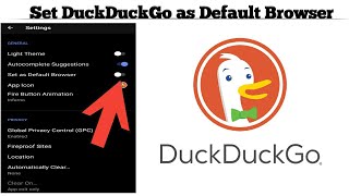 How to Set DuckDuckGo as Default Browser  Techno Logic  2021 [upl. by Espy]