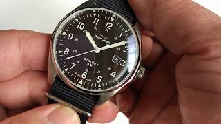 Glycine Combat 6 Automatic 43mm冠星軍錶 [upl. by Elinnet]