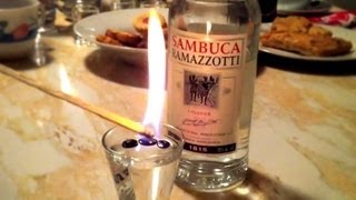 Flaming Sambuca Shot [upl. by Meghann964]