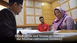 Converting To Islam The Ceremony  Ramadan In Asia  CNA Insider [upl. by Lamahj]