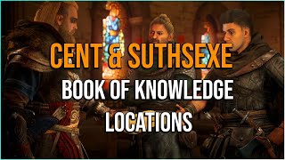 CENT amp SUTHSEXE BOOK OF KNOWLEDGE LOCATIONS  Assassins Creed Valhalla PC GAMEPLAY TIPS [upl. by Annoda]