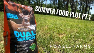 Pennington Dual Season Summer Food Plot Pt1 [upl. by Schonfield]