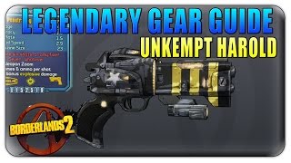 Borderlands 2 How To Get The Unkempt Harold  Borderlands 2 Unkempt Harold Farming [upl. by Kliber]