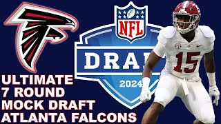 ATLANTA FALCONS ULTIMATE 2024 MOCK DRAFT 7 ROUNDS SIMULATED DRAFT atlantafalcons [upl. by Aggarwal]