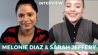 Charmed stars Melonie Diaz amp Sarah Jeffery talk season 3 fan support I Interview [upl. by Nnylsoj]