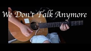 Kelly Valleau  We Dont Talk Anymore Charlie Puth   Fingerstyle Guitar [upl. by Loren957]