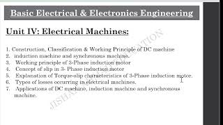 Introduction Unit 4  Basic Electrical Engineering  BEEE RGPV BTech 1st Year [upl. by Paschasia]