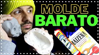 🟢 COMO HACER UN MOLDE DE SILICONA RAPIDO Y ECONOMICO  BARATO [upl. by Davis]