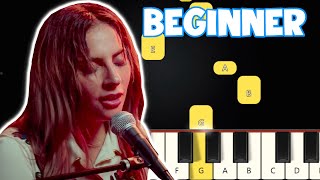 Always Remember Us This Way  Lady Gaga  Beginner Piano Tutorial  Easy Piano [upl. by Haissi]