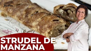 Como hacer STRUDEL DE MANZANA en casa  Como hacer Strudel de Manzana fácil strudel manzanas [upl. by Mazel266]