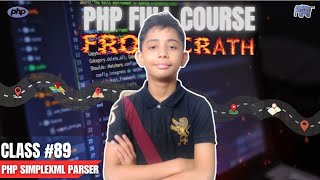 PHP SimpleXML Parser  PHP Full Course From Scratch  PHP Tutorial 89 [upl. by Marylou]