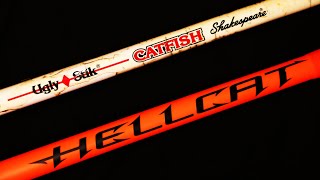 Ugly Stik Catfish Rod vs Hellcat Catfish Rod [upl. by Lysander51]