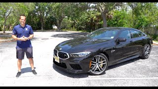 Is the 2020 BMW M8 Gran Coupe a PERFORMANCE sedan thats WORTH it [upl. by Espy]