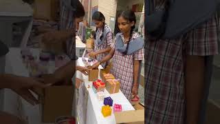 EMC fair was held in my daughter school shortsvideo viralvideo businessblaster handmadeproduct [upl. by Colpin]