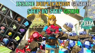 BEST ITEM DUPLICATION GLITCH in Tears of The Kingdom All versions  BROKEN FAST and INSANELY EASY [upl. by Moitoso]