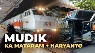 NGETENG ‼️ Jakarta  Jogja  Pati Naik KA Mataram Lanjut Naik Bis Haryanto [upl. by Aicetal791]