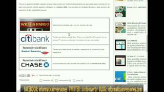 COMO SABER CUAL ES TU NUMERO DE RUTA BANCARIOABA ACH ROUTING NUMBER DE ESTADOS UNIDOS [upl. by Radnaxela]