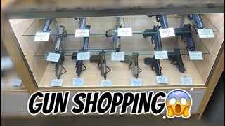 I WENT GUN SHOPPING FOR MY FIRST EVER GUN😱😅 [upl. by Vasilis]