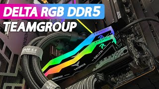 TEAMGROUP TFORCE DELTA RGB DDR5 2x 48GB 6800MHz  Review [upl. by Ardnuaed]