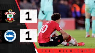 HIGHLIGHTS Southampton 11 Brighton  Premier League [upl. by Adleme]